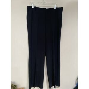 NWT Talbots Pants Womens Sz 12 Signature Straight Black Dress Trousers Stretch